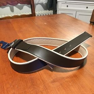 Cole Haan Men's Leather and Webbing Belt Size 36
